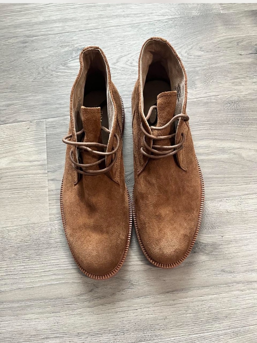 Ralph Lauren Polo Chestnut Suede Chukka Boots.